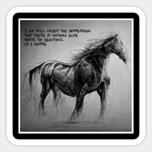 beautiful horse Sticker